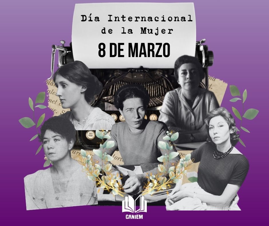 CANIEMoficial's tweet photo. Hoy, #8M, #DiaInternacionaldelaMujer, conmemoramos a las escritoras pioneras que, con su arte y pensamiento, han inspirado a las generaciones a transformar el mundo.💜 #MujeresQueInspiran #CANIEM #feminismo https://t.co/HRZGQRNYQ7