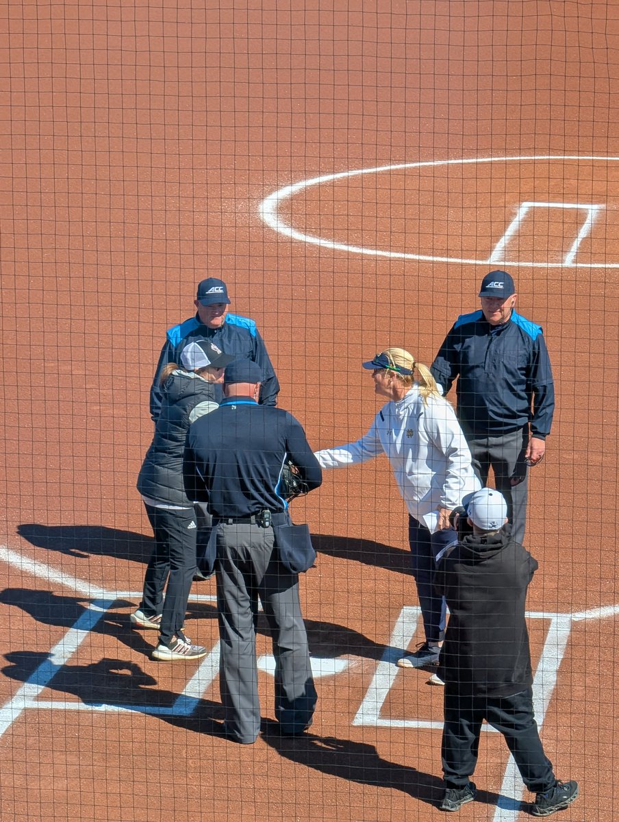 JoannaELane's tweet photo. 🥎🏇🏼 Giddy up! Game two between @LouisvilleSB and @NDsoftball is coming up on ACCNX! Join @SportFanSuzanne and me in the booth! https://t.co/e8aAfUTUjj