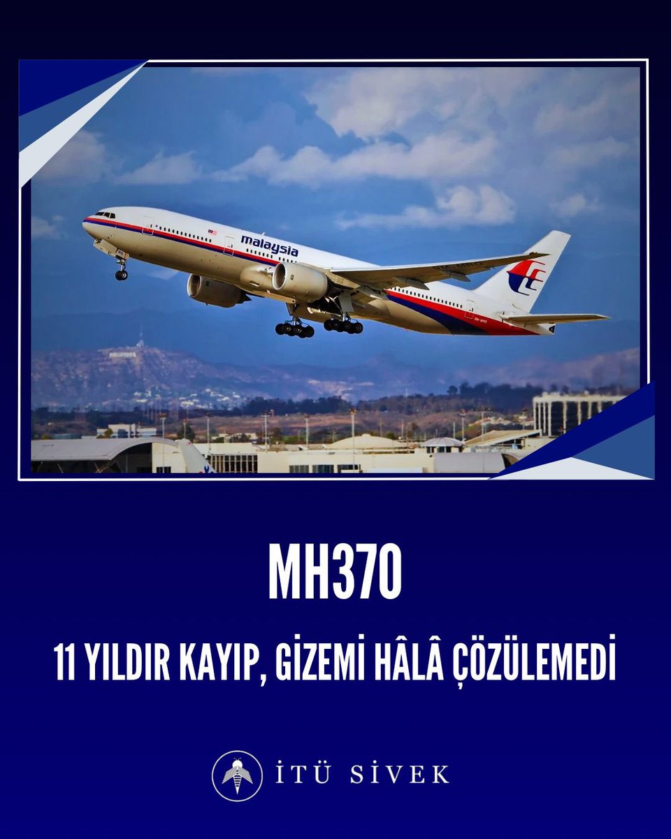 itusivek's tweet photo. 8 Mart 2014 tarihinde Kuala Lumpur’dan Pekin’e gitmek için havalanan 9M-MRO tescilli Malezya Hava Yolları Boeing 777-200ER uçağının mürettebatı ile son iletişim kalkıştan yalnızca 38 dakika sonra yapıldı. 1 saatten kısa bir süre içinde uçak radar menzilinden de çıkarak + https://t.co/hbBsFKZELu