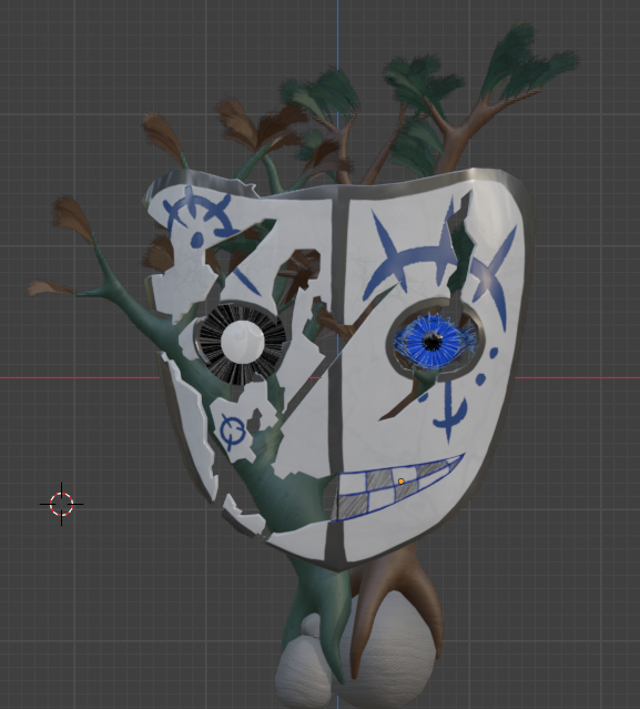 struve333's tweet photo. I've already made the mouth and painted the textures. Now I'm going to do the rig. 

I'm worried that, in the end, with so many textures and vertices, it might end up too heavy... but oh well, this VTuber is for me and for testing XD.

#blender #vtuber #3DModel https://t.co/9AEPdxPld7