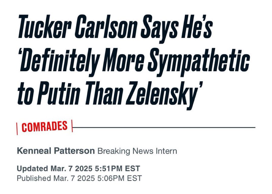 CaolanReports's tweet photo. The President &amp; the biggest commentators in the United States have now sided with communist, anti-freedom, totalitarian Russia. 

Dark times are ahead. https://t.co/zroZD22eTK