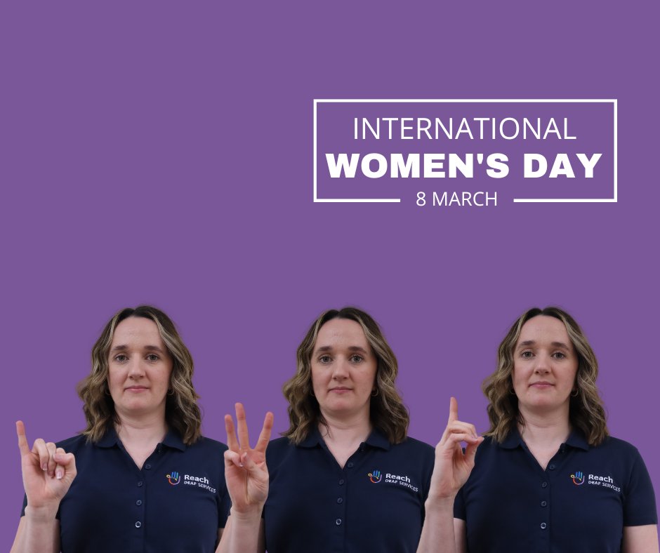 Reach Deaf Services (@reachdeaf1845) on Twitter photo Happy International Women's Day 2025 Happy International Women's Day 2025