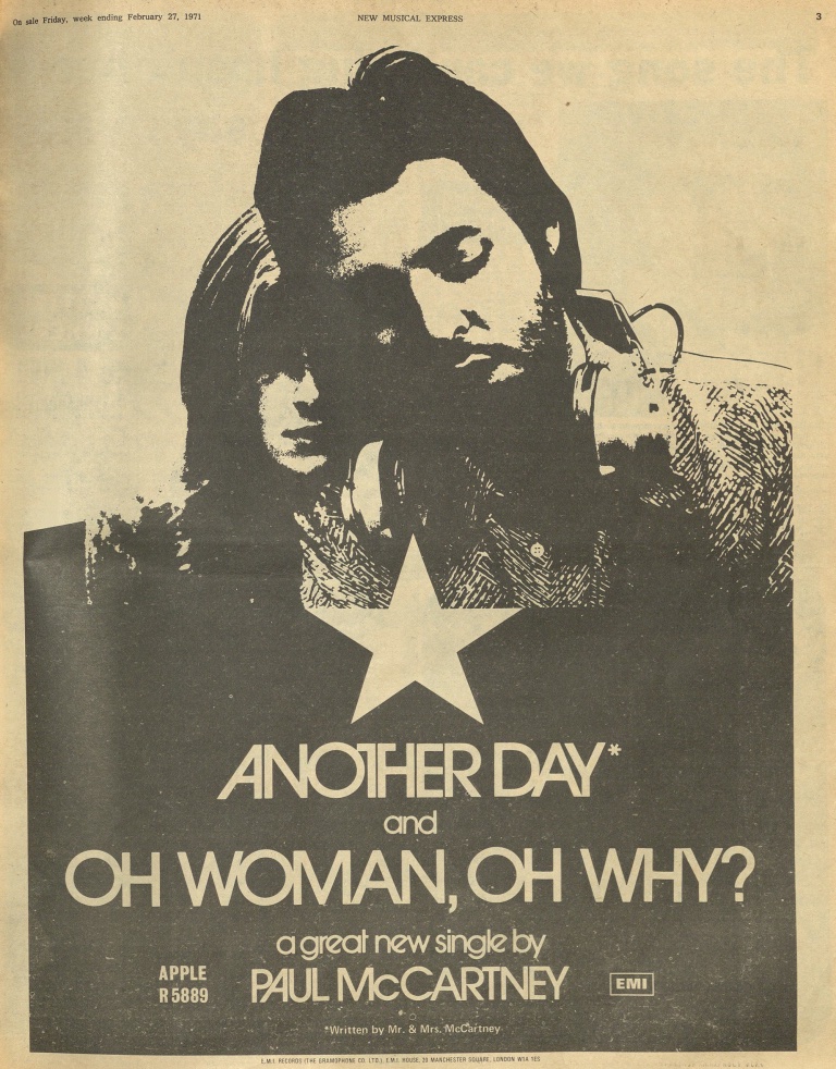 Happy Women’s Day with “Another Day”, the portrait of a woman who struggles to “stay alive”. What a great image that “Dipping in the pocket of her raincoat”!

All in my book Paul McCartney. Music Is Ideas. The Stories Behind the Songs (Vol. 1) 1970-1989 

mccartney-musicisideas.it/buy