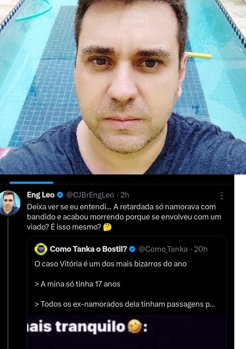 Gustavramski_'s tweet image. EXPOSED!!
Esse é LEONARDO  CALICCHIO, professor de engenharia do @mackenzie1870 q acha d “bom tom” zombar e desrespeitar uma garota brutalmente assinada.
- O que será q a direção da Universidade acha desse comportamento abjeto de seu funcionário!?🧐