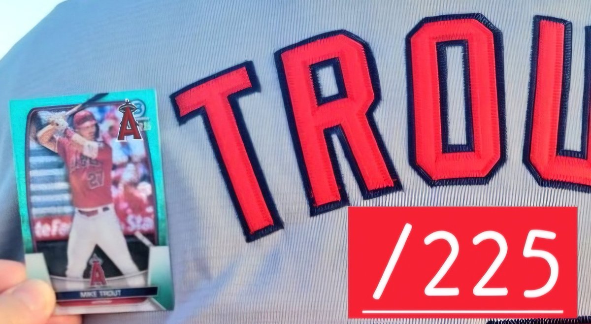 🚨MLB Giveaway🚨

⚾Spring Training Baseball, I have my Mike Trout jersey on. You can win his card if you are the first to guess the number /225.

But you must also-
✅FOLLOW
✅LIKE
✅REPOST

ONE guess per account