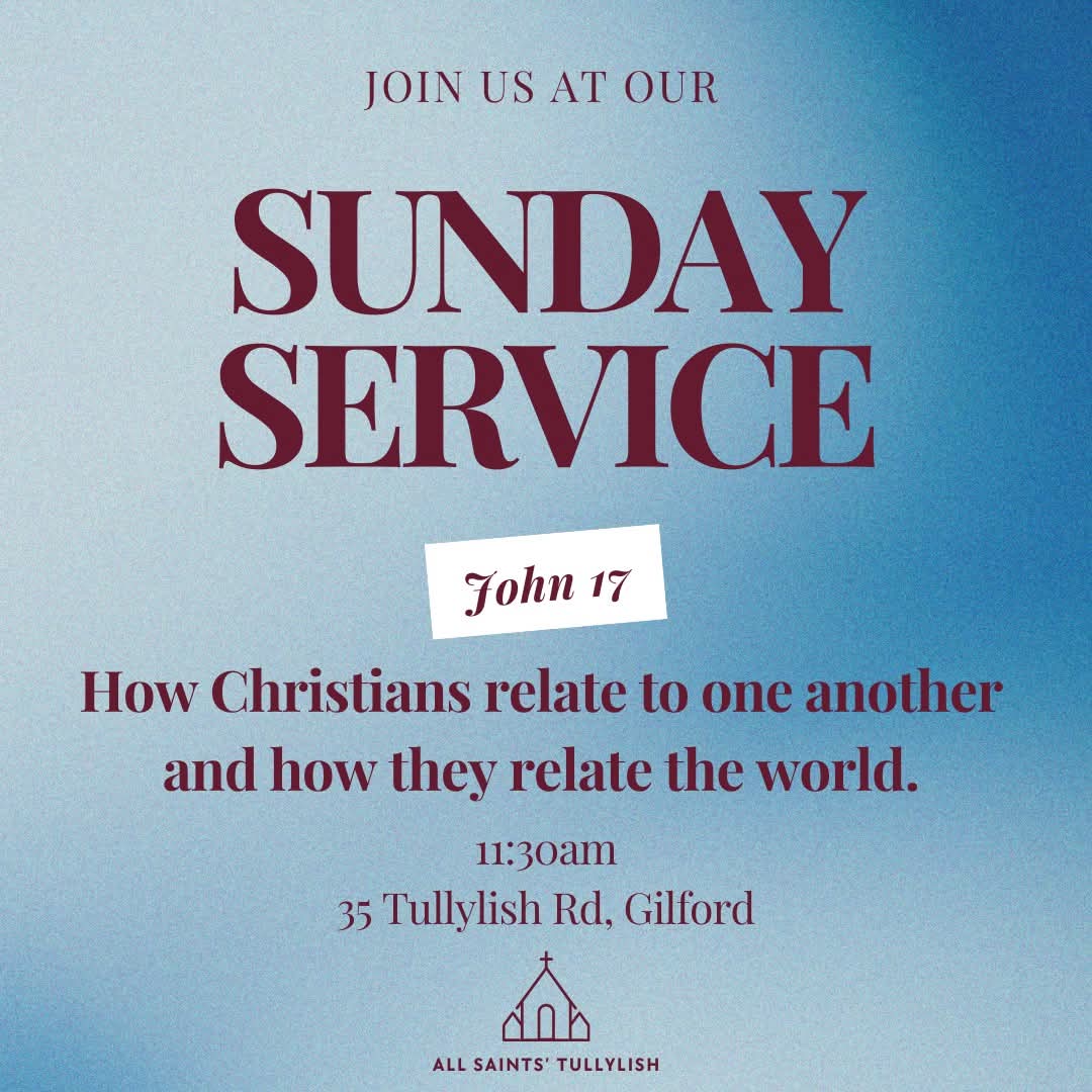 ASTullylish's tweet photo. We’d love to welcome you to church this Sunday 11.30AM, to gather as a family in Christ to worship, pray, and hear the Word of God preached. We focus on John 17. How Christians relate to one another and the world. Come and enjoy tea, coffee, and biscuits before the service! https://t.co/tymfneaXcR