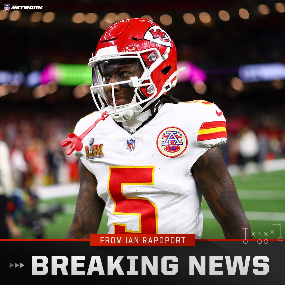 Ian Rapoport (@rapsheet) on Twitter photo The #Chiefs are bringing back WR Hollywood Brown on a 1-year deal up to $11M, per me and <a href="/TomPelissero/">Tom Pelissero</a>.
After missing most of the 2024 season with an injury, Kansas City wants to see more. Hollywood is back with Patrick Mahomes. The #Chiefs are bringing back WR Hollywood Brown on a 1-year deal up to $11M, per me and <a href="/TomPelissero/">Tom Pelissero</a>.
After missing most of the 2024 season with an injury, Kansas City wants to see more. Hollywood is back with Patrick Mahomes.