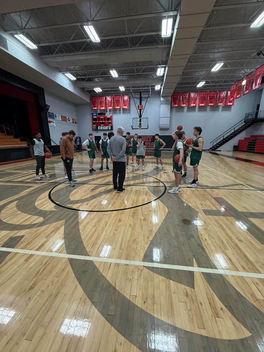 Thank you to Kentucky Christian University Basketball for hosting us for practice today at we prepare for the 16th Region Semis on Monday night.