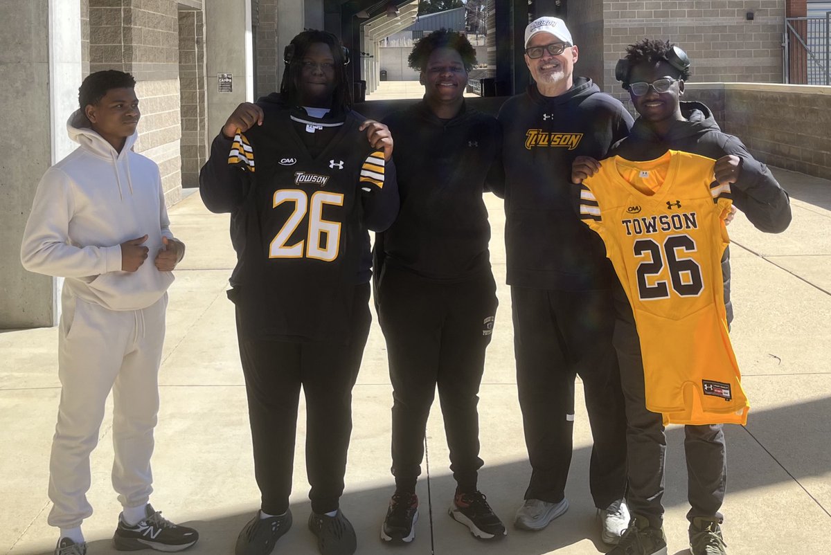 Jason Williams Jr (@jasonwilli36226) on Twitter photo I had a very good time at Towson’s Junior day today. 🐯. Thank you for inviting me. <a href="/PeteShinnick/">Pete Shinnick</a> <a href="/CoachKrutsch/">Alex Krutsch</a> <a href="/JefferiesCraig/">coach jefferies</a> I had a very good time at Towson’s Junior day today. 🐯. Thank you for inviting me. <a href="/PeteShinnick/">Pete Shinnick</a> <a href="/CoachKrutsch/">Alex Krutsch</a> <a href="/JefferiesCraig/">coach jefferies</a>