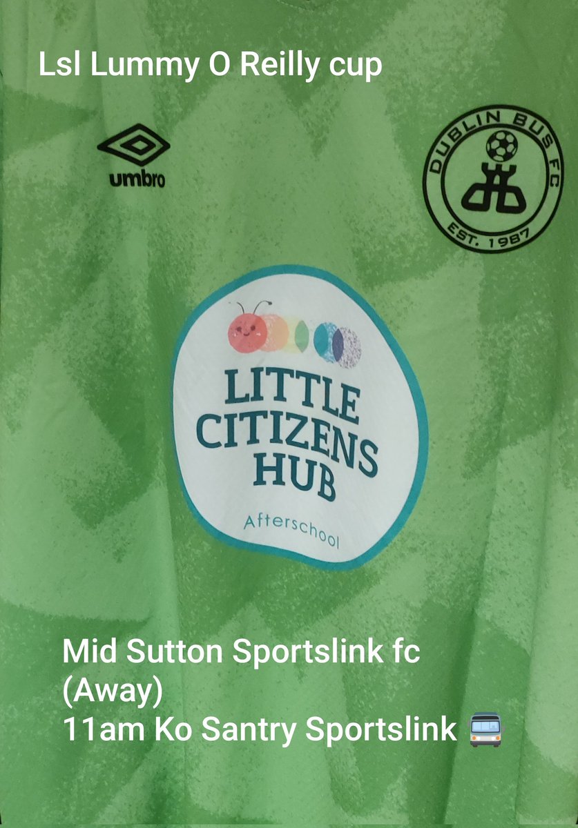 dublinbusfc's tweet image. We are at the last 16 stage in our bid to retain the @LSLLeague Lummy O Reilly cup @MidSportslink hoping to stop the 🚍 from reaching the 1/4 finals tomorrow morning 11am Ko Santry Sportslink. All support much appreciated. Good luck boys ⚽☘️🏆🐧