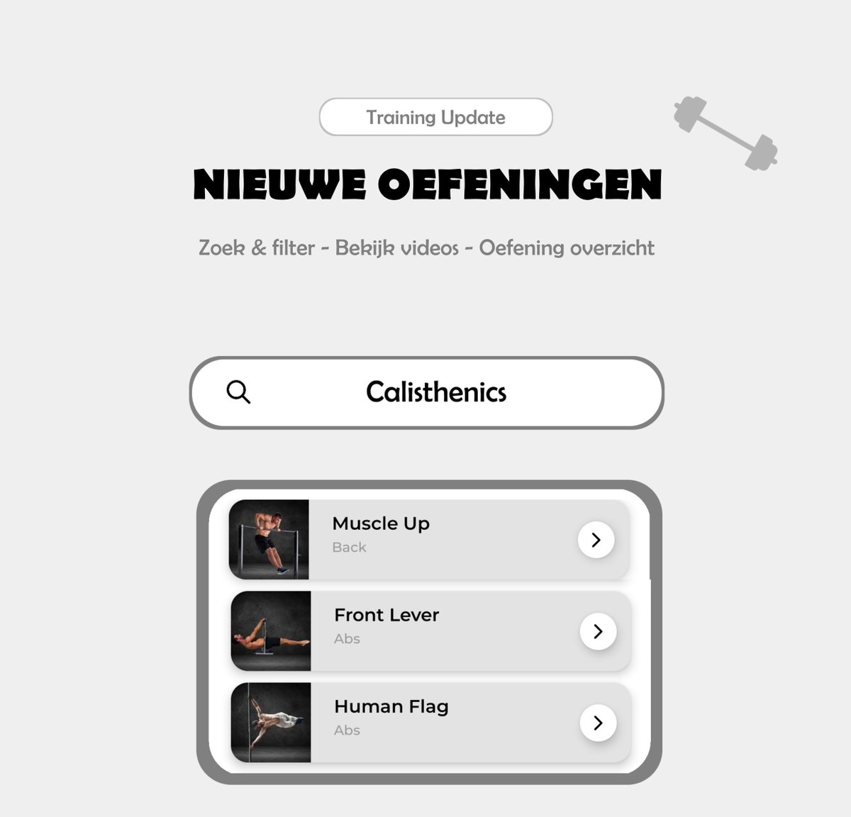 OneRackOfficial's tweet photo. 🔥 Nieuwe Oefeningen! 🔥

Wist je dat je op OneRack al heel veel Calisthenics oefeningen kunt vinden? 🤸‍♂️💪 Van Muscle Ups tot Front Levers en de Human Flag – ontdek en leer ze allemaal!

#OneRack #NieuweOefeningen #Calisthenics #MuscleUp #FrontLever #HumanFlag #BodyweightTraining https://t.co/9vkKpSUpi8