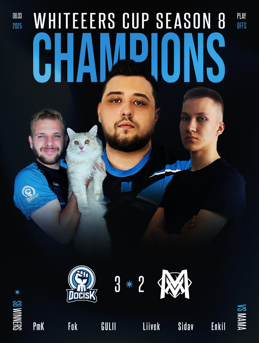 DOCISK (@docisk_) on Twitter photo DOCISK MISTRZAMI <a href="/WhiteersCup/">Whiteers Cup</a>🏆
REVERSE SWEEP DENIED 🤯
ZWYCIĘSTWO Z DEDYKACJĄ DLA PAŃ 🥰
GG <a href="/MVExANOacad/">Meavedron Anonymo Master Academy</a> DOCISK MISTRZAMI <a href="/WhiteersCup/">Whiteers Cup</a>🏆
REVERSE SWEEP DENIED 🤯
ZWYCIĘSTWO Z DEDYKACJĄ DLA PAŃ 🥰
GG <a href="/MVExANOacad/">Meavedron Anonymo Master Academy</a>