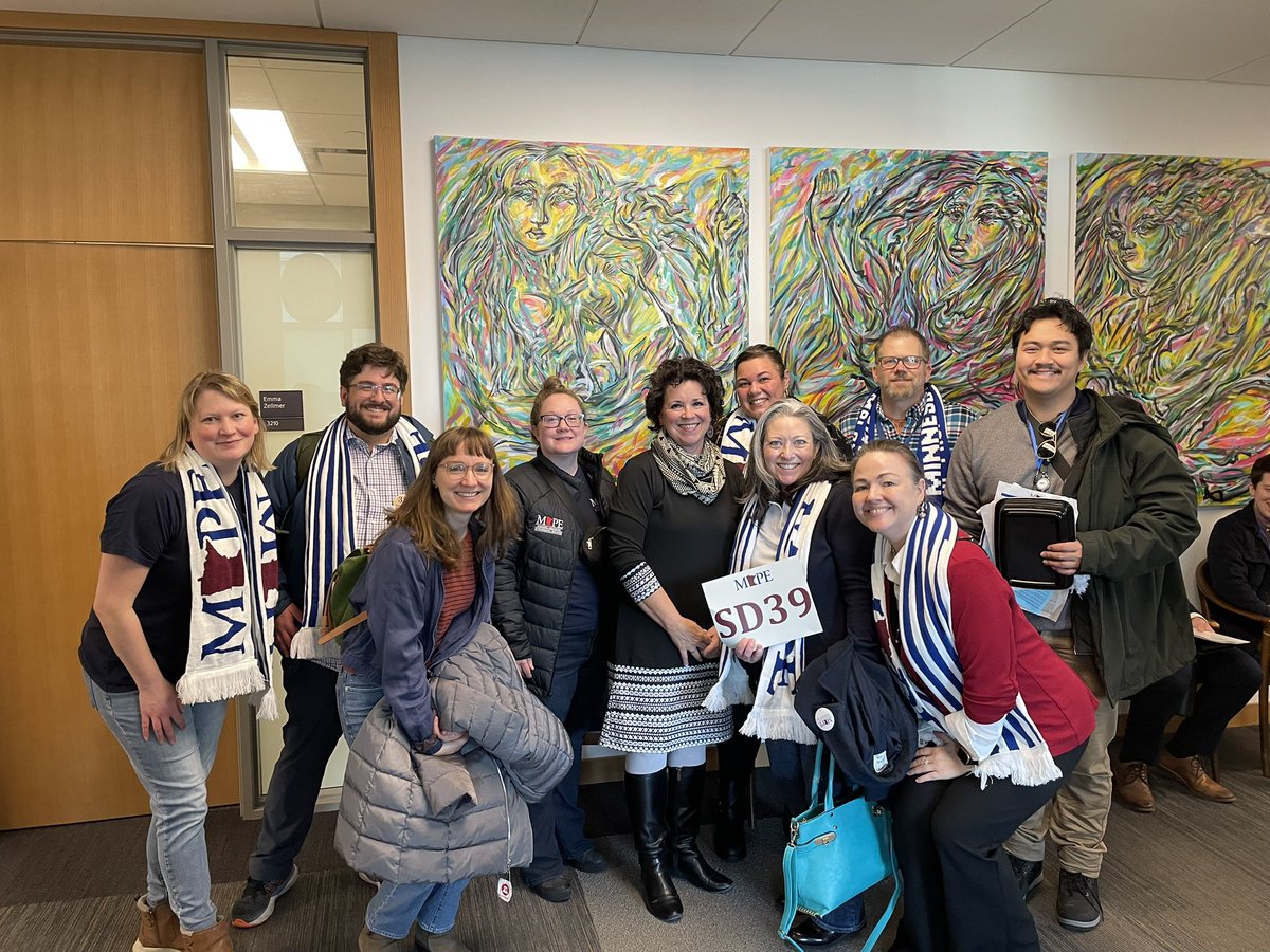bstrub's tweet image. Thank you Sen. @MaryKunesh9 and Rep. @SandraFeistMN for meeting with your constituents and @MAPEunion members, and for your support of hard working Minnesotans, this week in St Paul. It was great seeing you! #WeDoTheWork #MAPEStrong.