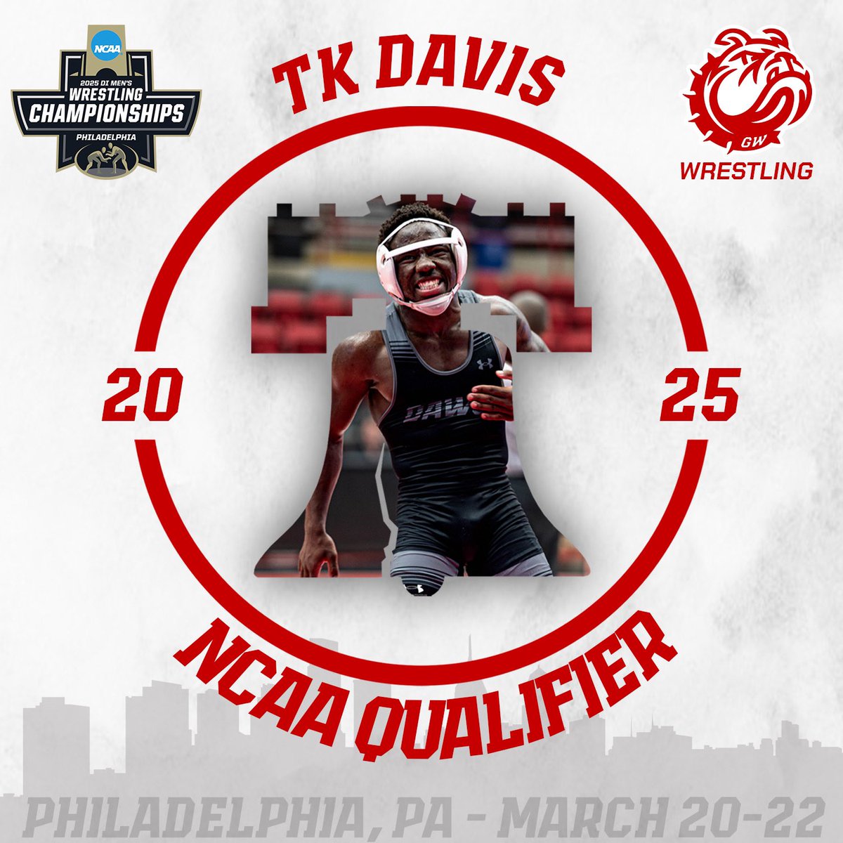 Conference champ and HEADED TO PHILLY!!!! 

TK Davis with a 5-4 win in the finals to qualify for the NCAA Championships.