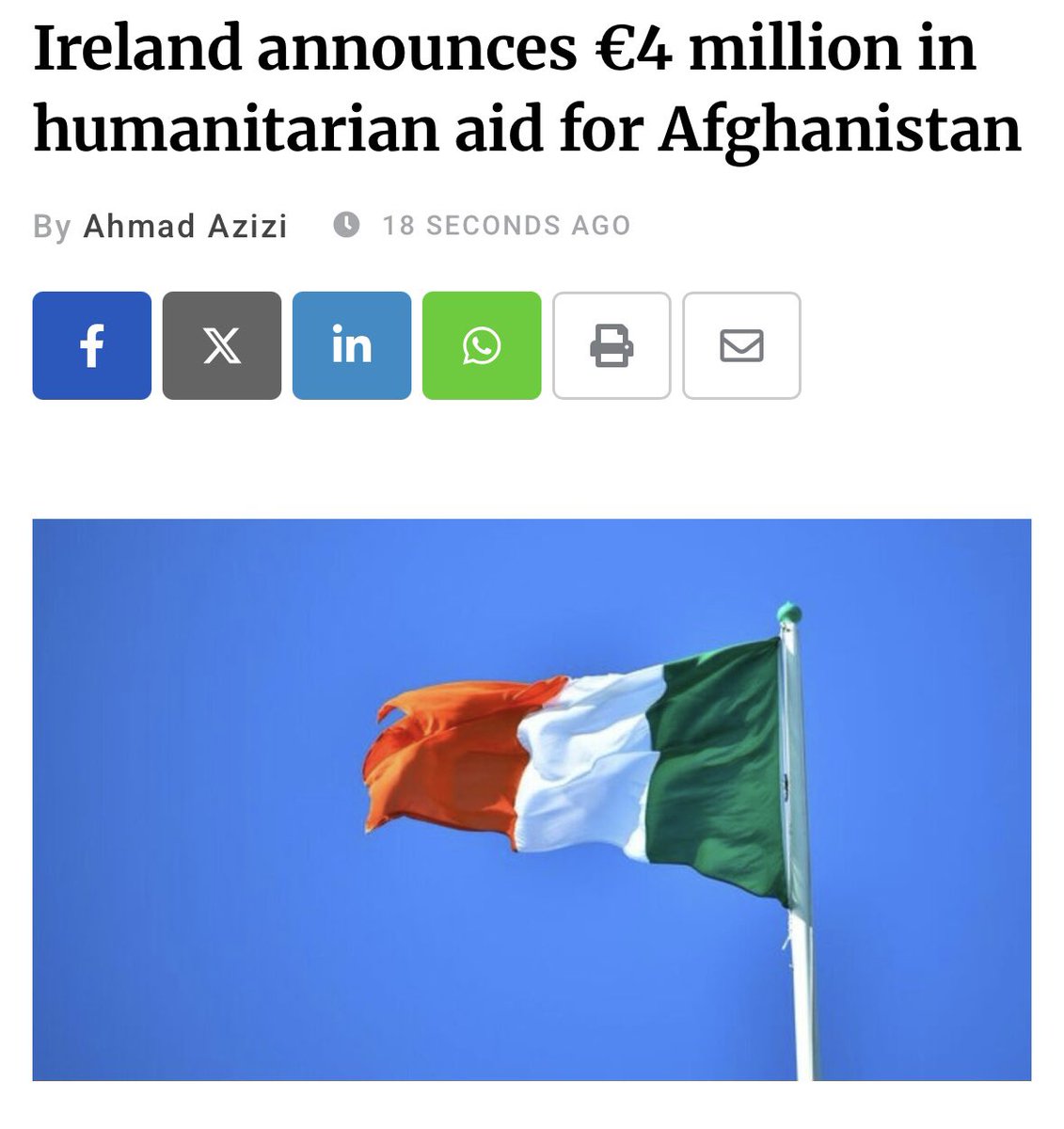 CilComLFC's tweet image. 🇮🇪 BREAKING: Ireland’s far-left Government has announced it is sending €4 million in “Humanitarian Aid” to the TALIBAN to promote “Women’s Rights” in Afghanistan.

No, this is not a joke. This is USAID levels of ridiculous. 🤦‍♂️