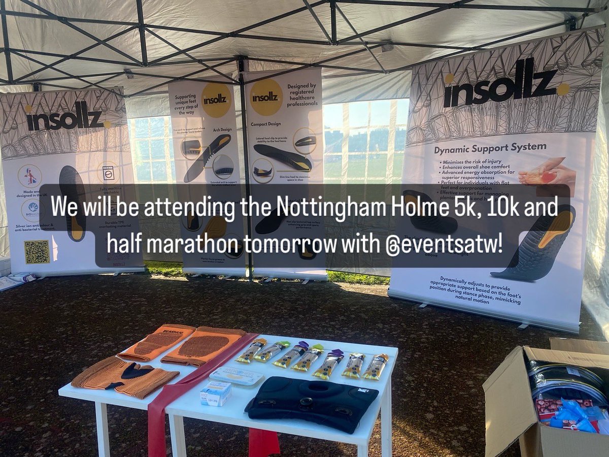 insollz's tweet photo. We will be attending the Nottingham Holme 5k, 10k and half marathon tomorrow morning from 9am. Holme Pierrepont County Park, Adbolton Lane,Nottingham,NG12 2LU  
https://t.co/XcOJ88pg7O 
#footpain #unitedkingdom #nottingham #nottinghamholmerun #running #plantarfasciitis #heelpain https://t.co/mIodpZmjIi