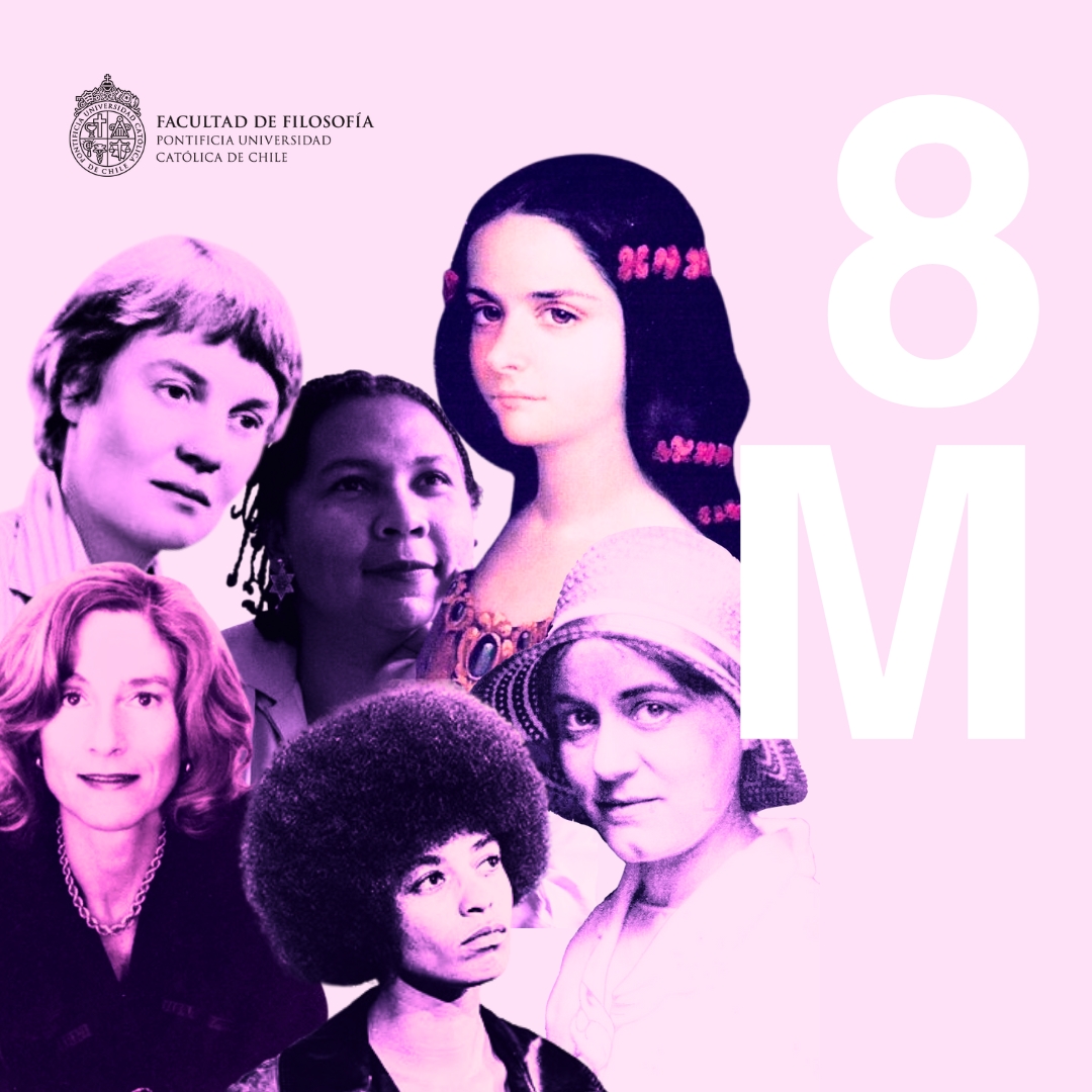 En este #8M, queremos recalcar que el reconocimiento del labor de las mujeres dentro de la filosofía es esencial para el desarrollo de una reflexión profunda.  
¡Atentos a nuestras redes! Seguiremos publicando nuevas actividades para conmemorar el #MesDeLaMujer en #FilosofíaUC 🙌