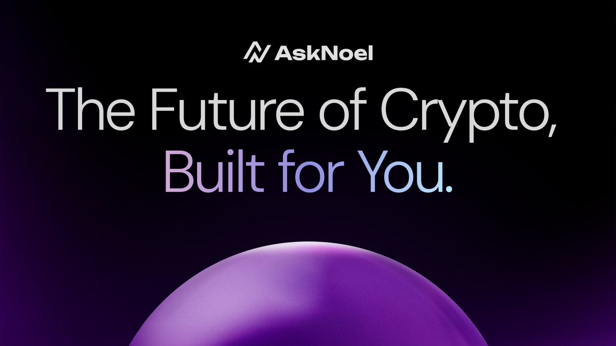 asknoelofficial's tweet photo. Welcome to AskNoel: Your Smart Crypto Companion

Navigating the world of cryptocurrency can be overwhelming, but with AskNoel, it's easier than ever. Think of AskNoel as your personal AI assistant, designed to help you make smarter, more informed investment decisions https://t.co/SqBtTEP7Fs