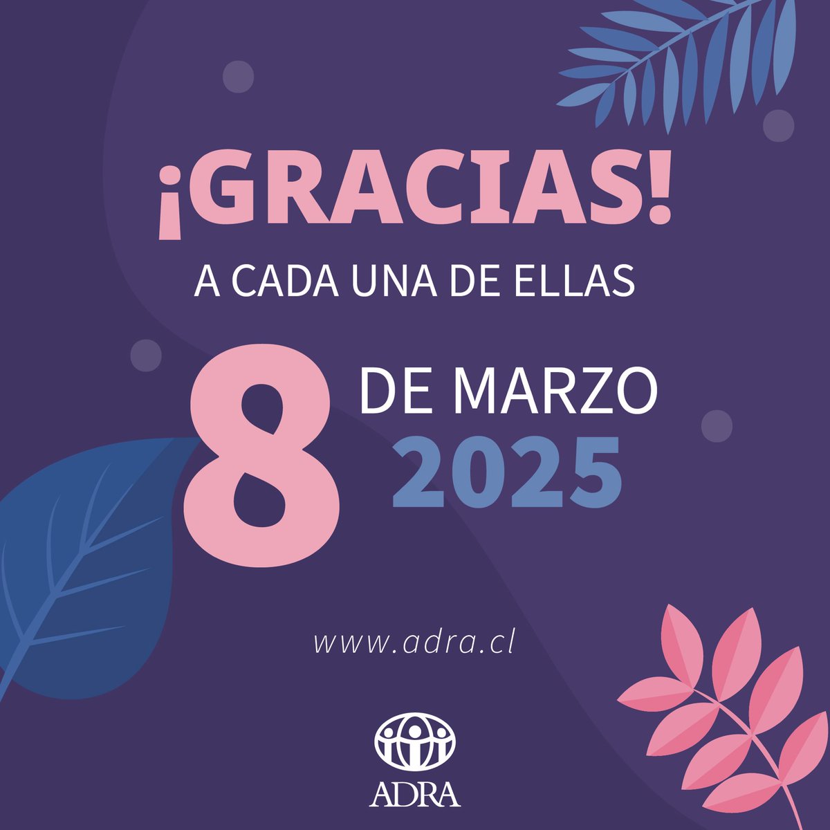 💚 ¡Hoy conmemoramos a las mujeres de ADRA!

Valoramos a todas las mujeres que forman parte de nuestros equipos, aportando sus talentos y compromiso en cada proyecto y en respuesta a las emergencias y desastres. 
💪🏻 ¡Gracias a cada una de ellas!

#8M #DiaInternacionalDeLaMujer
