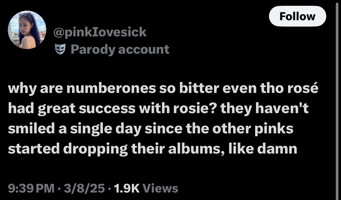 .<a href="/pinkIovesick/">ؘ</a> Rosé was slvt shamed, body shamed, discredited from her own achievements, dragged through mud by “blinks” and yall want to always write a tweet when other girls get dragged? How long will you keep turning a blind eye towards EVERYTHING else?