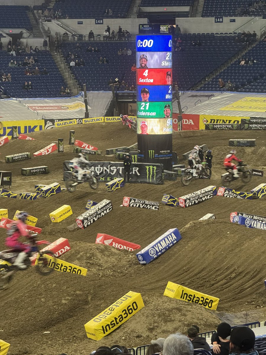 Malcolm was on the gas in free practice