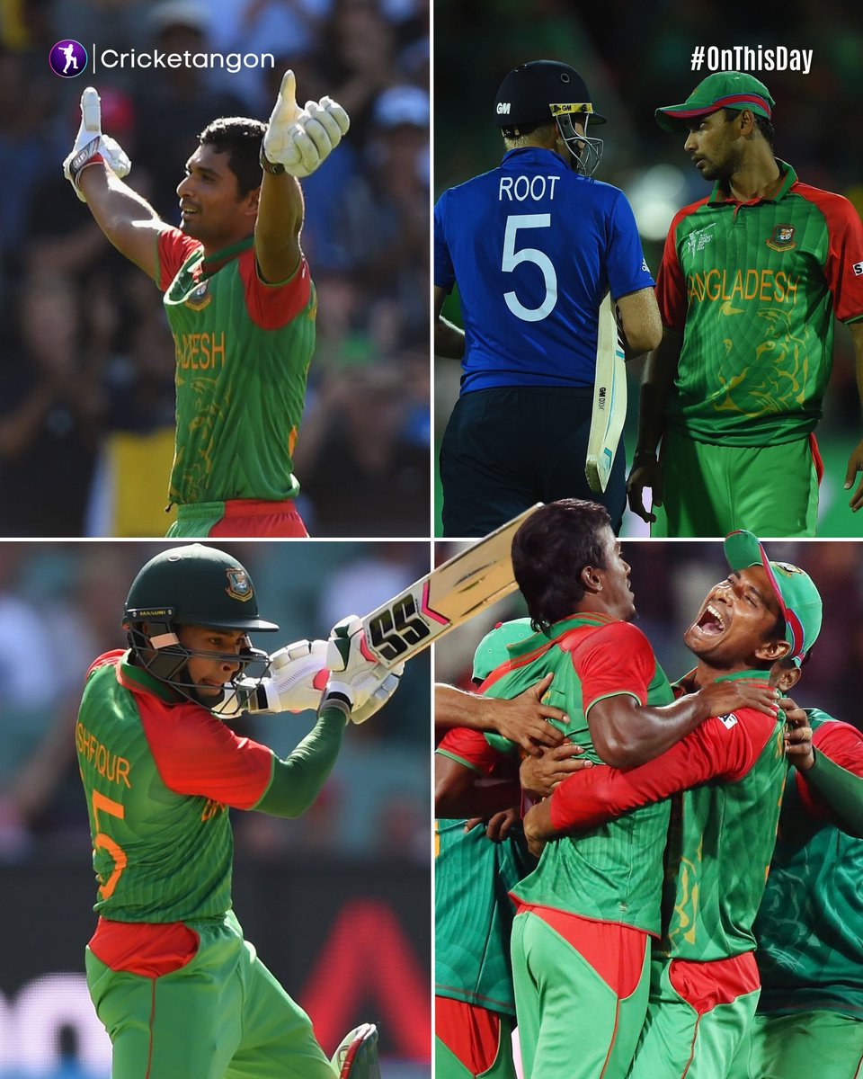 cricketangon's tweet image. 🔟 years since that historic Bangladesh triumph over England!

To Bangladeshi fans– on that day, did you ever imagine that you wouldn't be able to celebrate like this in the next two World Cups?

#ENGvBAN | #CWC15
