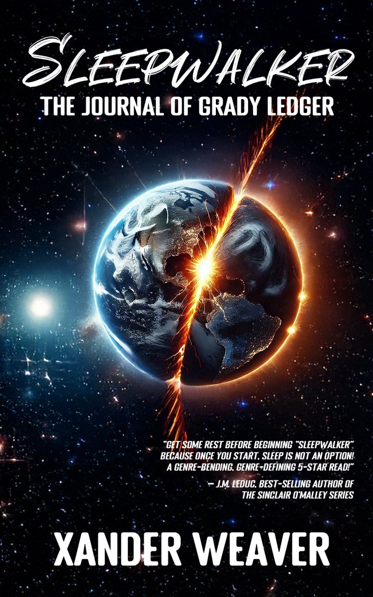 XanderWeaver's tweet photo. Published: Sleepwalker: The Journal of Grady Ledger
I published the Kindle release this morning. The print release will be available next week.

Thanks to @JMLeDuc1 for the cover blurb! https://t.co/8PE52v6amG