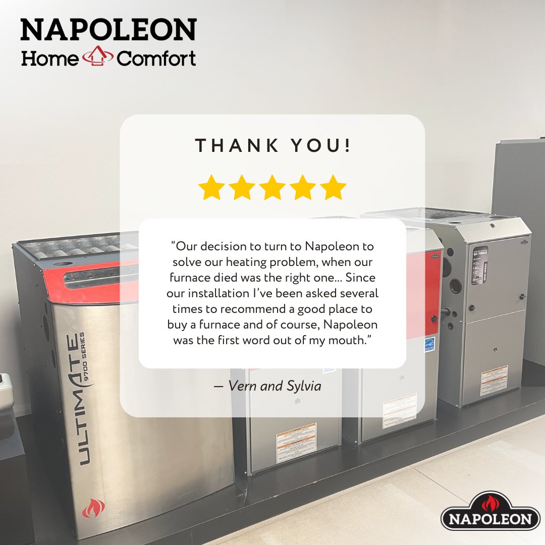 Napoleon HomeComfort tweet media