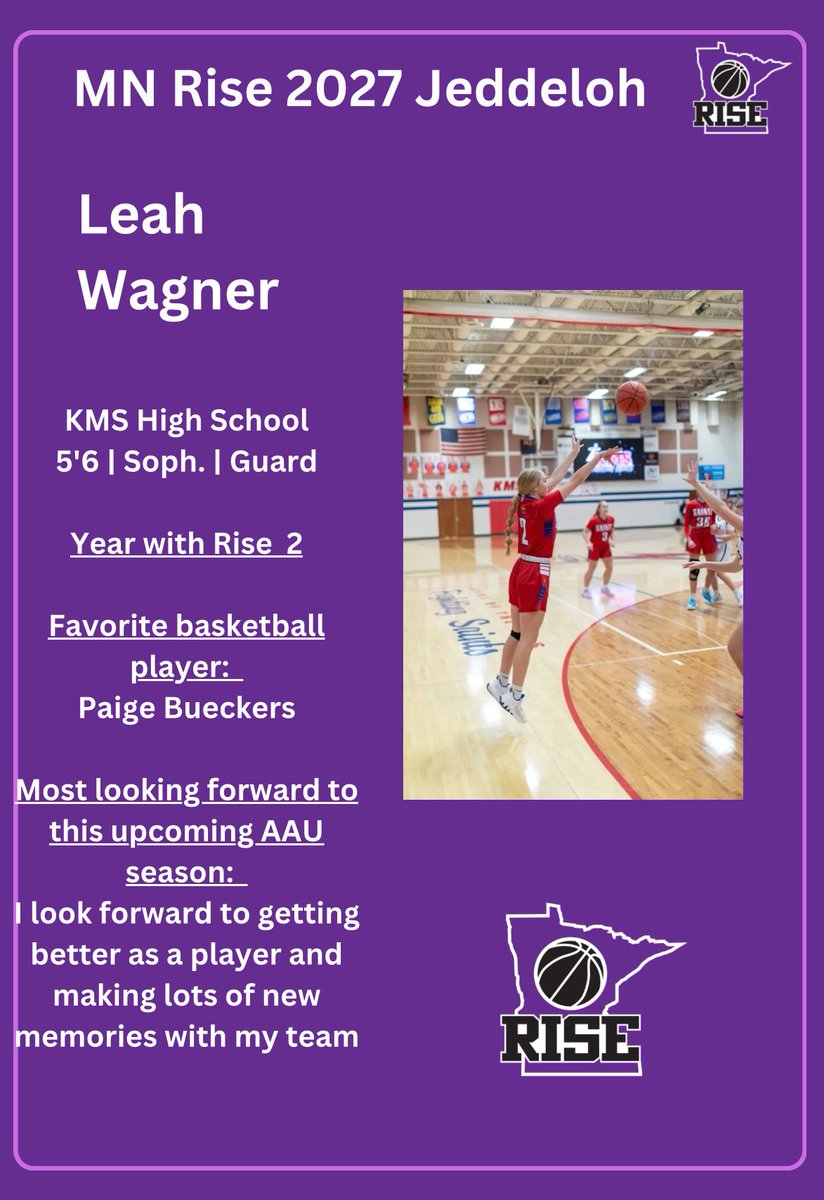Excited to have this talented guard from KMS on our 2027 Rise Team.