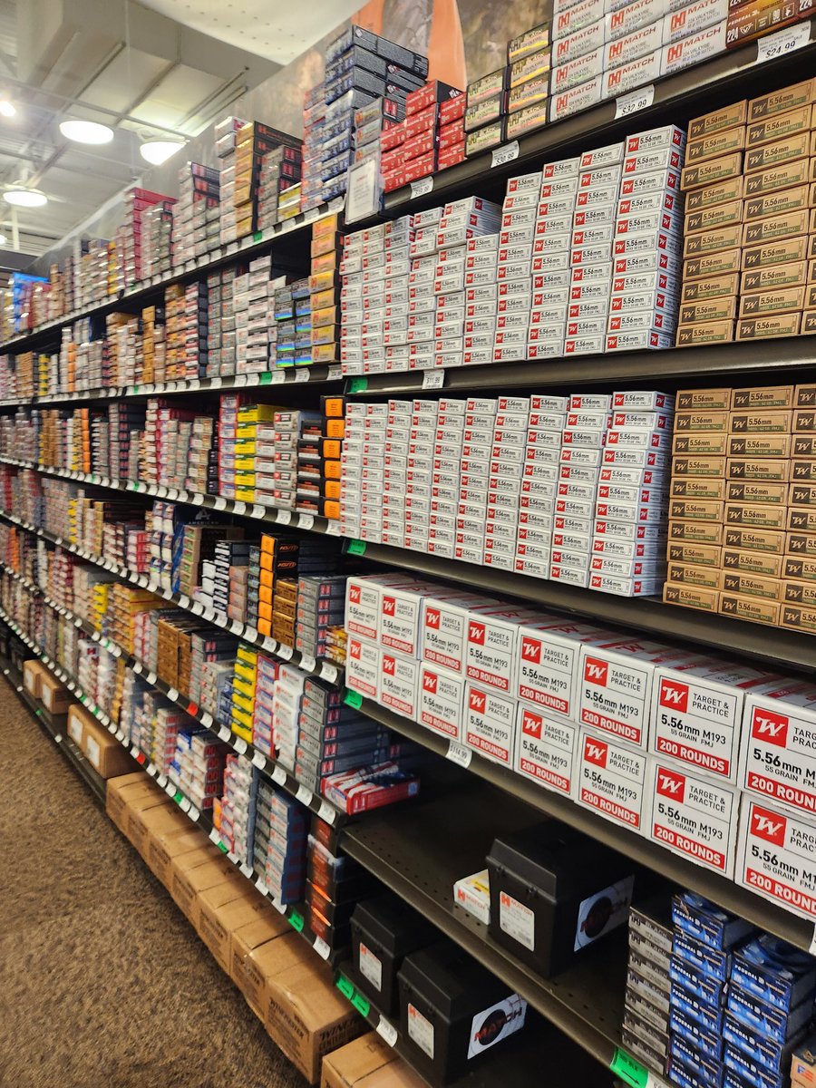castlerockjock's tweet image. Oh no look at all this crime from all this ammo not behind glass at scheels! I'm literally shaking