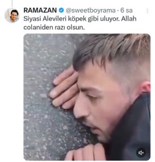 Alevi kardeşlerimize “köpek” diyerek halkın bir kısmını mezhebinden dolayı alenen aşağılayan Ramazan isimli şahıs hakkında Cumhuriyet Başsavcılığı’na başvuruda bulundum. Şahsın yurtdışında yaşadığını tespit ettim. En ağır bedeli ödeyene kadar dosyanın takipçisiyim.
