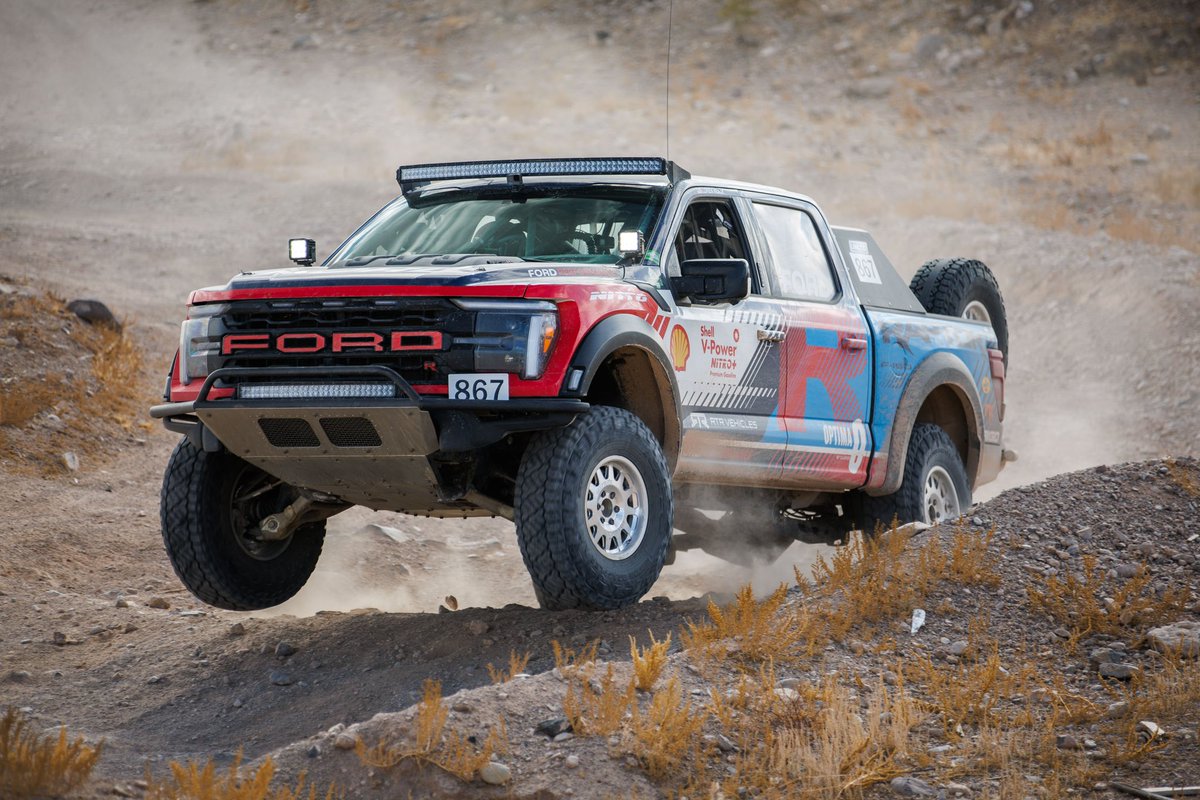Ford Performance (@fordperformance) on Twitter photo Two stock class wins, one legendary Raptor name. The <a href="/Ford/">Ford Motor Company</a> Ranger Raptor claimed victory in the Stock Mid-Size class, while the F-150 Raptor R took P1 in Stock Full-Sizeāproving their desert DNA at <a href="/themint400/">The Mint 400</a>. Two stock class wins, one legendary Raptor name. The <a href="/Ford/">Ford Motor Company</a> Ranger Raptor claimed victory in the Stock Mid-Size class, while the F-150 Raptor R took P1 in Stock Full-Sizeāproving their desert DNA at <a href="/themint400/">The Mint 400</a>.