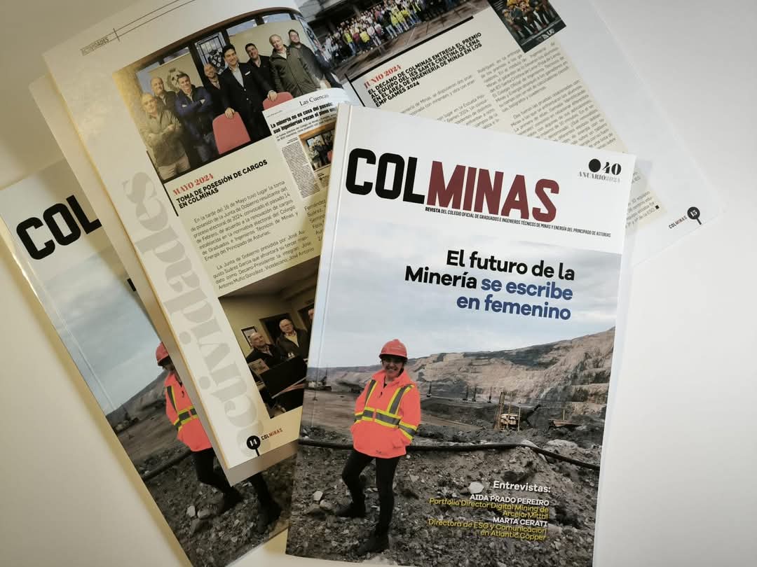 ColminasAsturia's tweet photo. 📢 ¡Ya está aquí el nuevo n° de  ColMinas! 📢  
Hoy #DíaDeLaMujer en esta edición destacamos el papel de la mujer en el sector y compartimos historias inspiradoras.  Accede a nuestra web para verla 👇 https://t.co/iCosOHV7yf
#ColMinas  #MujerYMinería #RevistaColMinas https://t.co/oeJotjFkzG