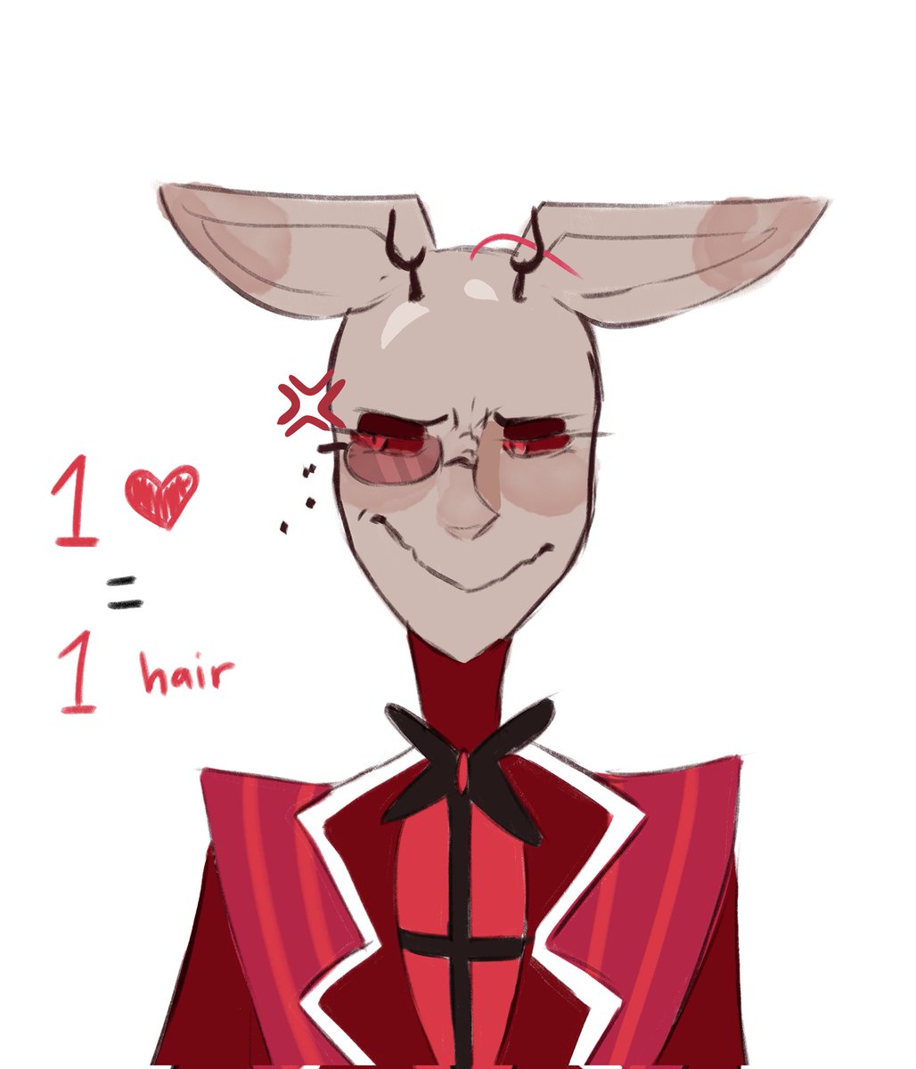 mikiziee's tweet photo. 100 FOLLOWER SPECIAL (thank you! :D)
—————
1 like = 1 strand of hair on Alastor's (bald) head
#AlastorHazbinHotel https://t.co/awlJdHpxAR