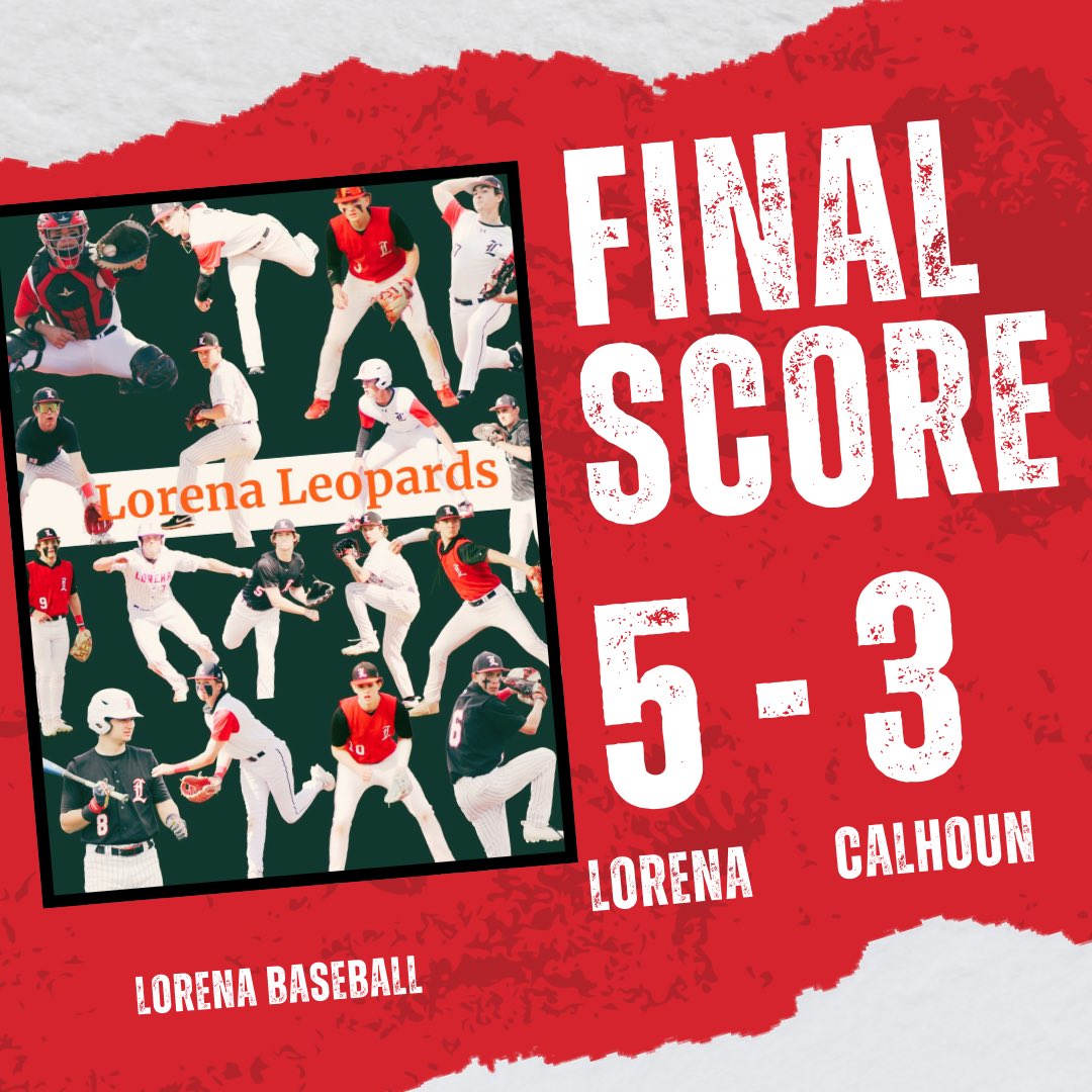 Lorena_Baseball's tweet photo. Finished the weekend off with a 5-3 win over a quality Calhoun team! Keep getting better and playing for each other.  Love the energy! https://t.co/m4uIKBr2yI