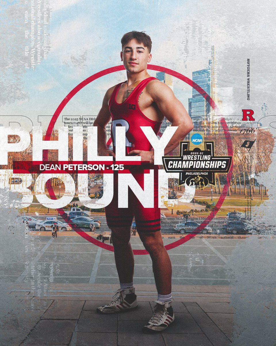 Rutgers Wrestling (@ruwrestling) on Twitter photo PHILLY BOUND! Dean Peterson locks up his third trip to nationals and a spot in tonight's <a href="/B1GWrestling/">Big Ten Wrestling</a> semifinals with his 8-0 MD over Indiana's Jacob Moran!
#RelentlessPursuit | #GoRU PHILLY BOUND! Dean Peterson locks up his third trip to nationals and a spot in tonight's <a href="/B1GWrestling/">Big Ten Wrestling</a> semifinals with his 8-0 MD over Indiana's Jacob Moran!
#RelentlessPursuit | #GoRU