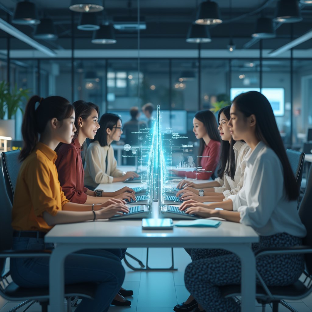 BGCyberConnect's tweet photo. Honouring female IT pioneers this International Women's Day at BG Cyber Connections!
From Lovelace's algorithms to Sandberg's advocacies, women have made impressive strides in IT.  Celebrate their achievements and share yours.
Who's your #WomenInTech role model?
#IWD2025 https://t.co/4bY9VduO0E