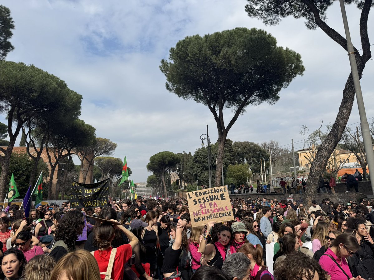 Martina_Chirra's tweet photo. It will take 134 years to reach gender parity. Proud to be in Rome today ❤️ https://t.co/hyzep4v6ou