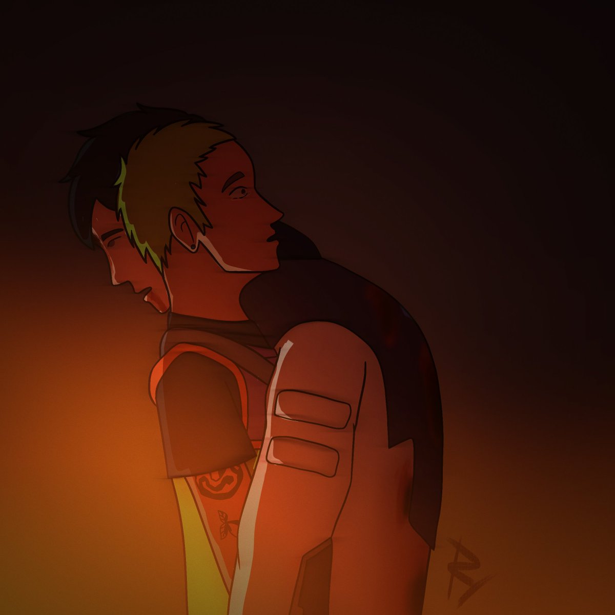 "...Zhao?"

#IsekkoWeek2025 Day 4; Sacrifice
#Isekko #Gekko #Iso