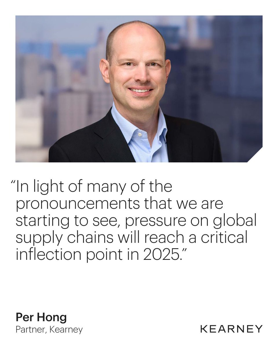 Global #supplychains are undergoing a major transformation, with even more changes on the horizon. 

In a recent <a href="/Bloomberg/">Bloomberg</a> Businessweek episode, Kearney’s Per Kristian Hong shared exclusive insights from his World Economic Forum presentation on the report he co-authored, Beyond