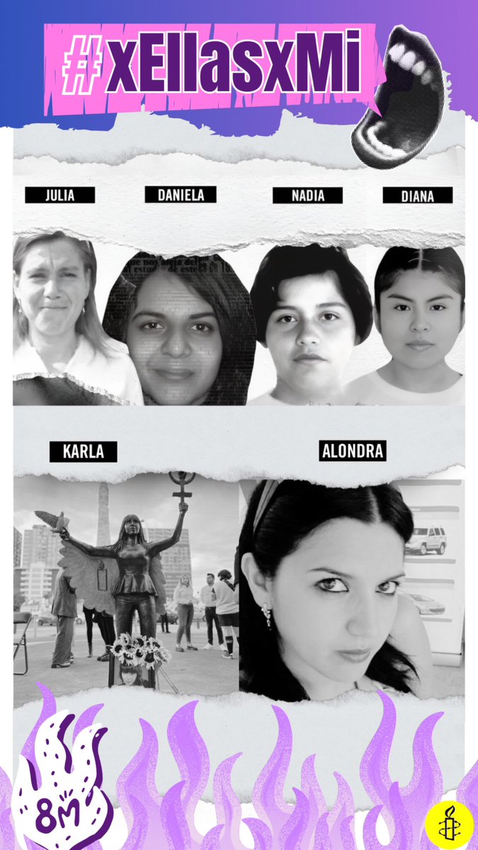 Hoy salimos a las calles a gritar con fuerza y digna rabia. Marchamos por ellas, por nosotras, por todas, por ti.
Y tú, ¿Por quién marchas?
#8M #HastaSerEscuchadas