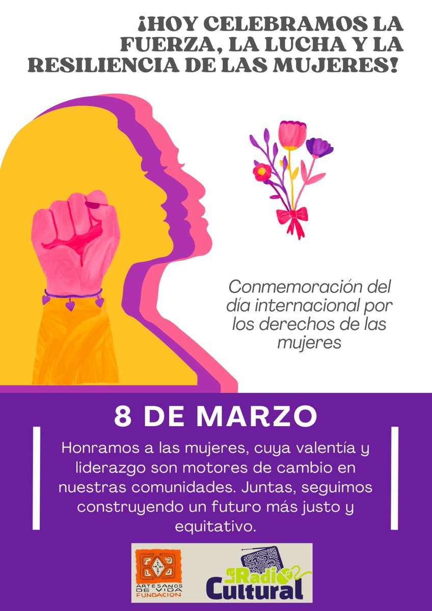 #LaRadioCultural 
#8Marzo 
#8M2025 
#8mars 
#8marzo2025