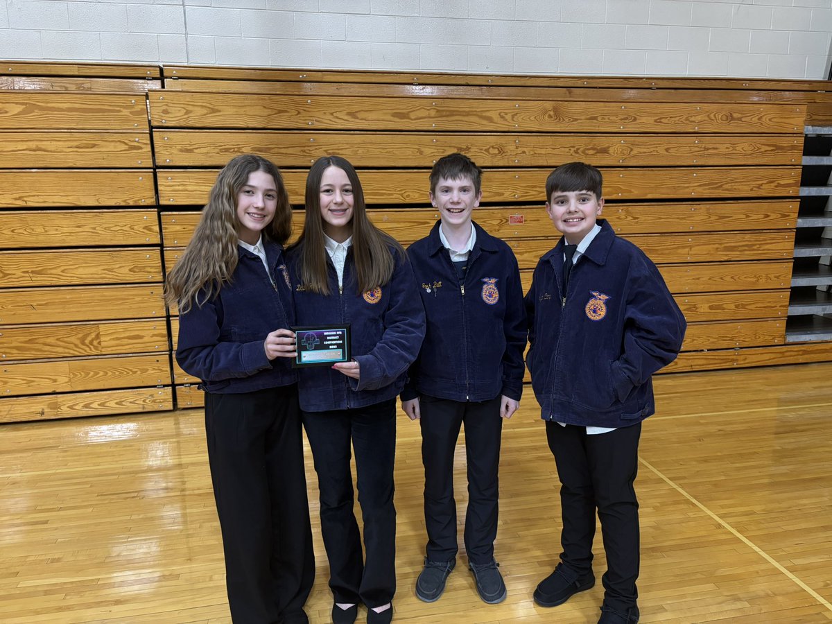 claycityeels's tweet image. Congratulations to our FFA on their success last night at their district tournament at Bloomfield! 

They also made sure to cheer on the Eels against Bloomfield in between competitions!