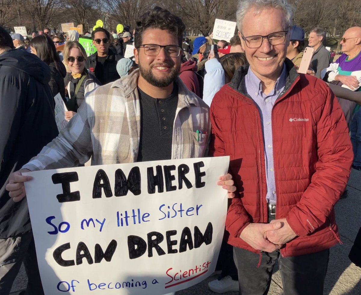 JovanTV's tweet photo. “I am here because of DEI…if [my father] hadn’t gone to school, I probably wouldn’t be here today.” - Dr. Victor Ambros, winner of the 2024 #NobelPrize in Physiology/Medicine #StandUpForScience2025 . Excited to meet @UMassChan Professor Dr. Ambros as a @UMassBoston graduate! https://t.co/yFjSaBAisQ
