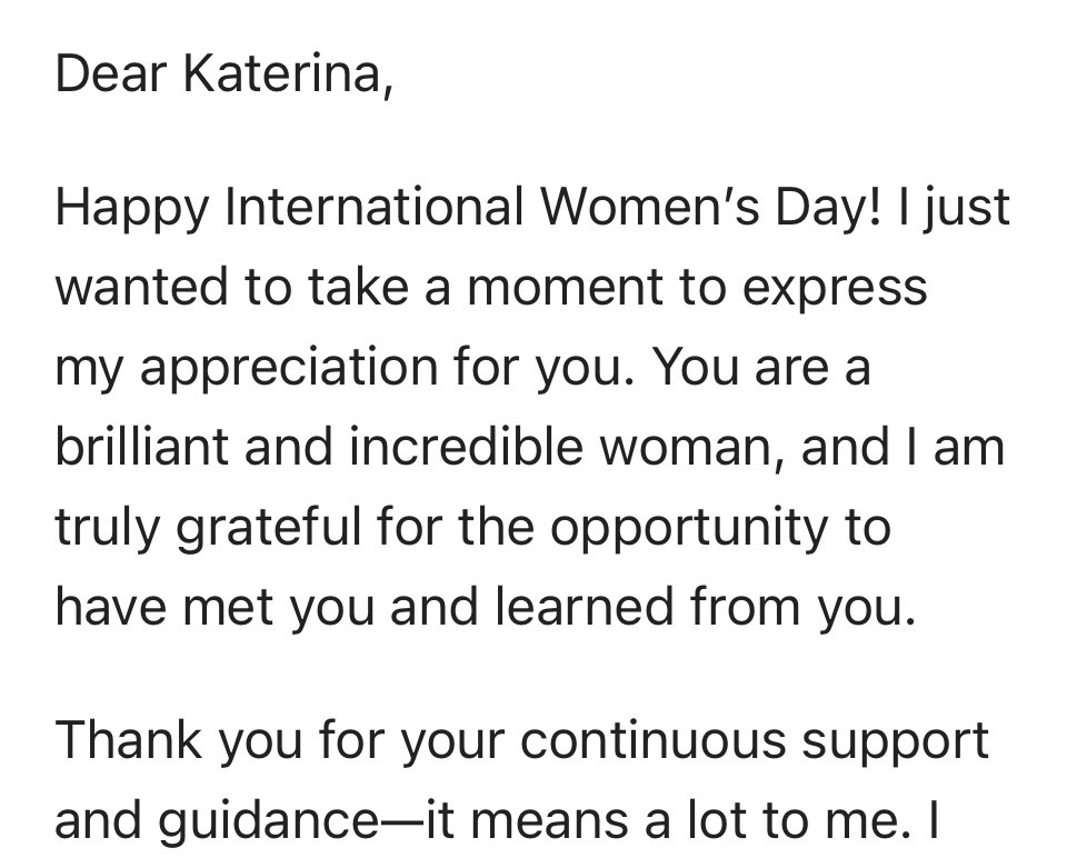 Aikaterini (Katerina) Gatsiou (@aik_gatsiou) on Twitter photo Best wishes for the day received so far! One of those seemingly small but truly special moments in academia. Happy #InternationalWomensDay to all the amazing women out there-whether in science or beyond! <a href="/LancasterUniFHM/">Lancaster University Faculty of Health & Medicine</a> <a href="/RNASociety/">The RNA Society</a> Best wishes for the day received so far! One of those seemingly small but truly special moments in academia. Happy #InternationalWomensDay to all the amazing women out there-whether in science or beyond! <a href="/LancasterUniFHM/">Lancaster University Faculty of Health & Medicine</a> <a href="/RNASociety/">The RNA Society</a>