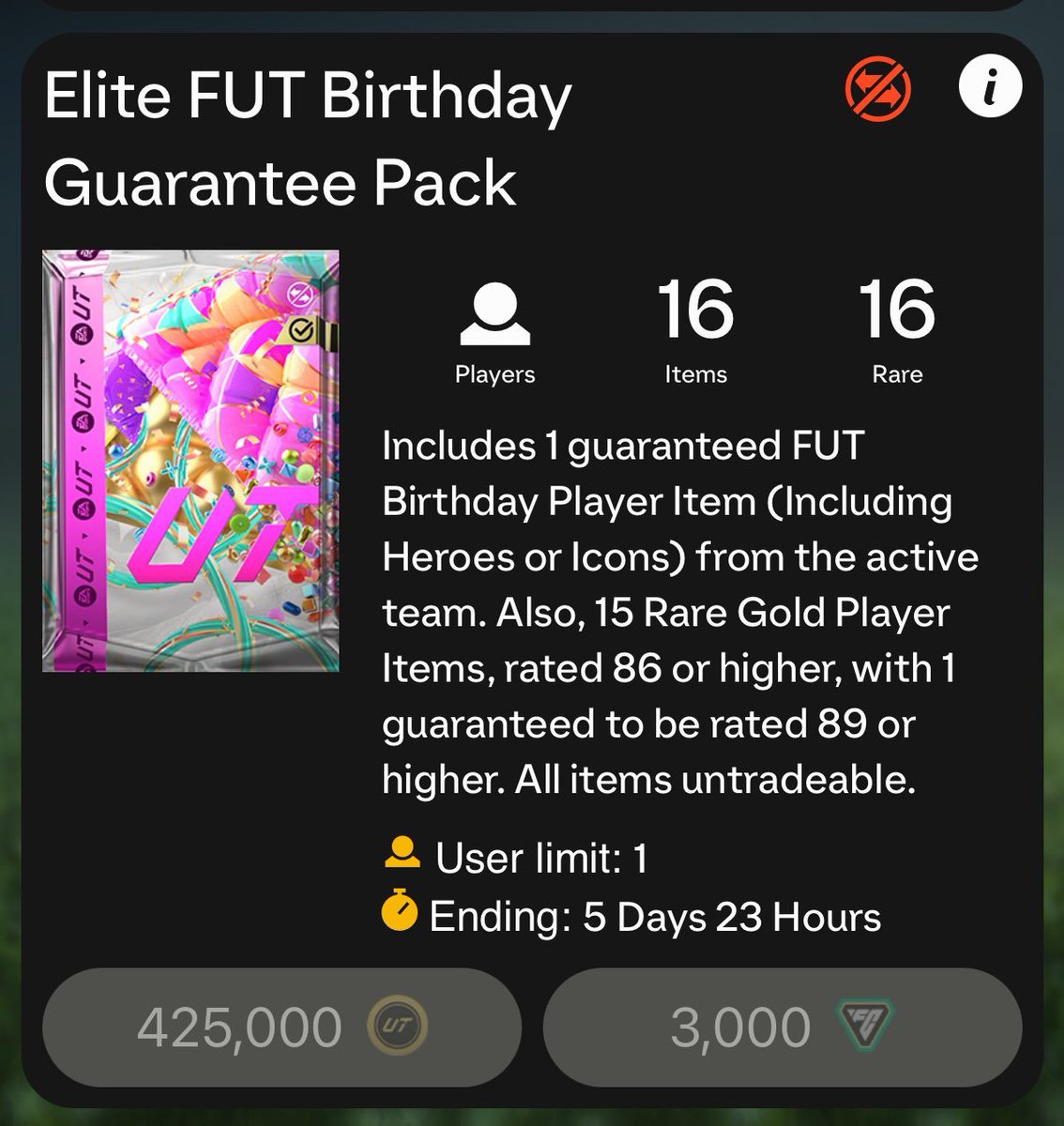 Fut Sheriff (@futsheriff) on Twitter photo 🚨 FUT BIRTHDAY PACK FOR FREE
• ✅ Retweet
• ✅ Comment your console
• ✅ Follow me + <a href="/FUTCoinShop/">FUT Coin Shop</a>
Picking the winner TOMORROW 🫡🫡🫡 🚨 FUT BIRTHDAY PACK FOR FREE
• ✅ Retweet
• ✅ Comment your console
• ✅ Follow me + <a href="/FUTCoinShop/">FUT Coin Shop</a>
Picking the winner TOMORROW 🫡🫡🫡