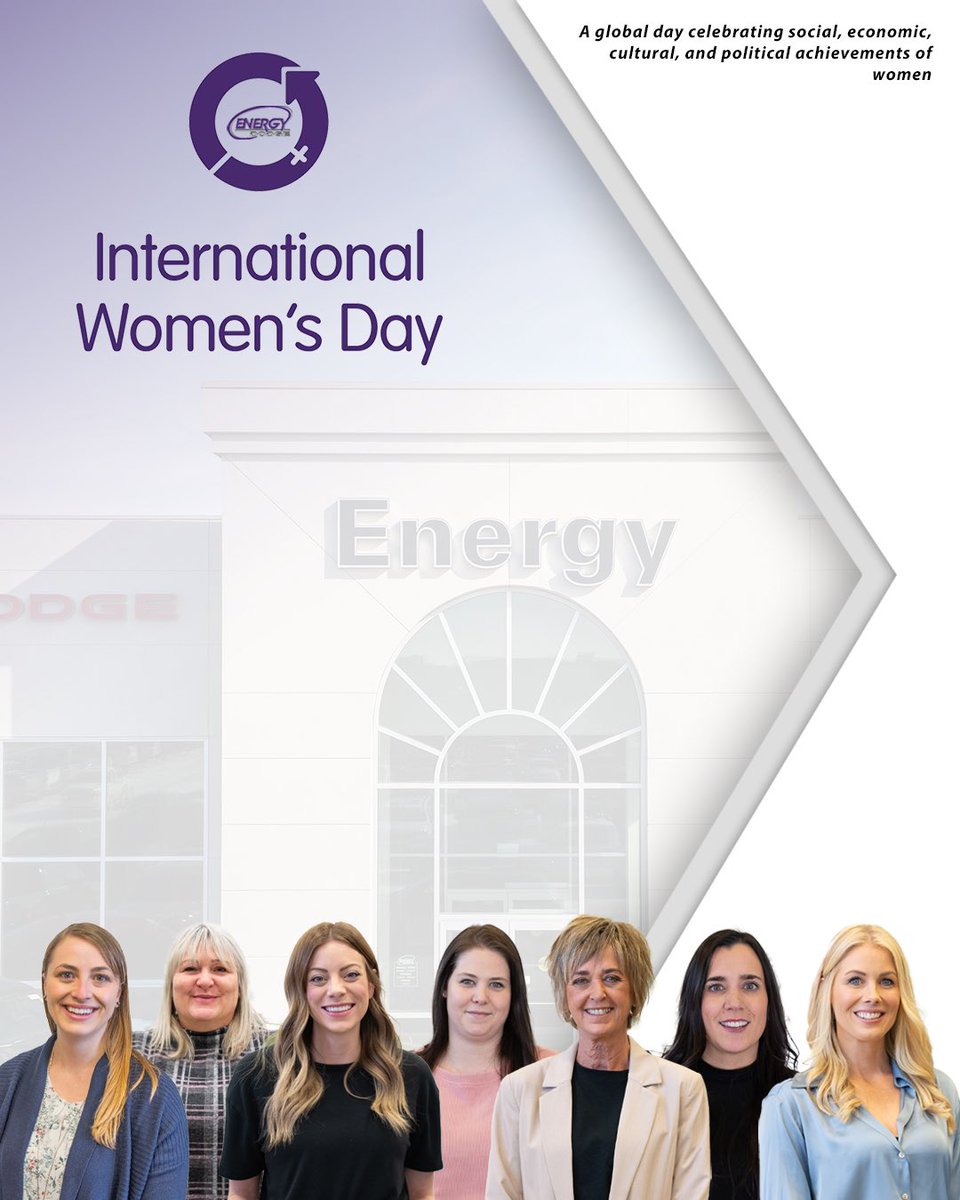 Celebrating the strength, talent, and dedication of our amazing women staff at Energy Dodge! Happy International Women’s Day to these incredible individuals who drive our success every day. #IWD2025 #EnergyDodge