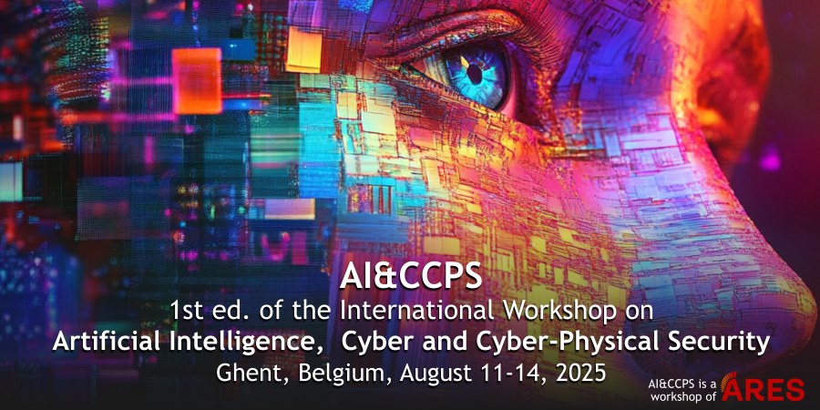 The Int.  Workshop on #artificial_intelligence, Cyber and Cyber-Physical Security (AI&amp;CCPS), held with <a href="/ARES_Conference/">ARES Conference</a>, taking place in Ghent 🇧🇪,  is accepting original contributions up to 15 April (AoE). 
The #CFP and more in 2025.ares-conference.eu/program/aiccps/

#CyberSec