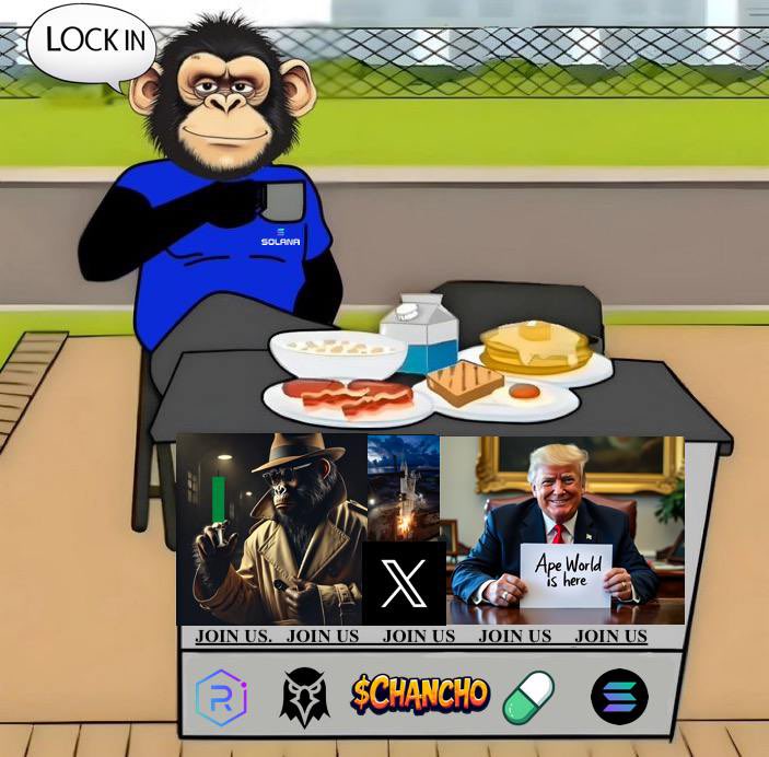 ApeWorldSol's tweet photo. βοΈ Good morning, you savage! Sunβs up, gameβs onβletβs hit the ground running and own this day like the apes we are! https://t.co/ixGt0qgM10 #SOLANA #ApeWorld π π¦ π΄ π https://t.co/NZyNo54bV8