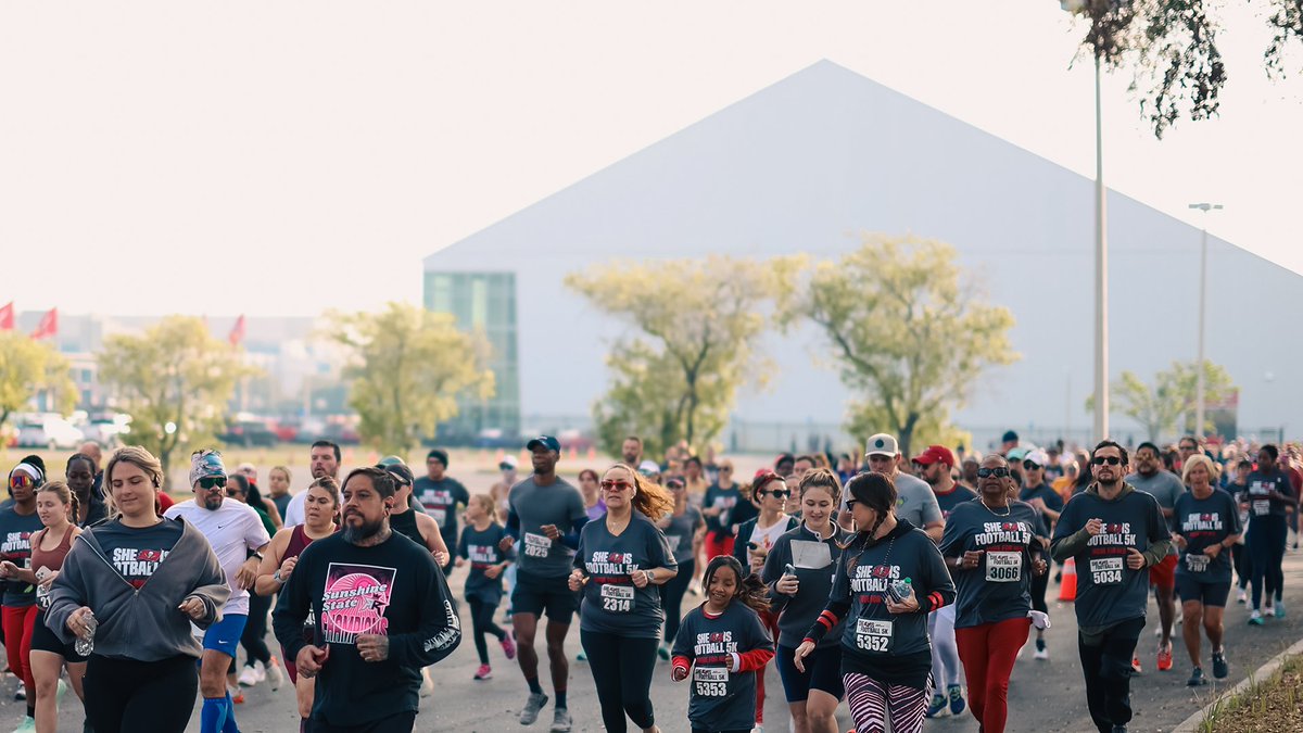 The Krewe crushed our She is Football 5K Run, Walk &amp; Stroll! 🏃

Every step helps build the next generation of female leaders, with proceeds going to local programming to keep girls in sports.